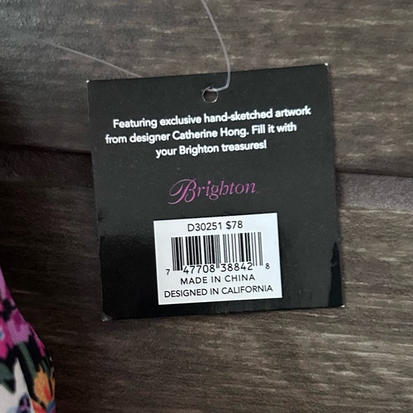 NWT Brighton Painted Poppies Floral Belt Bag Fanny Pack - Picture 8 of 8